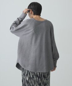 AMERICAN HOLIC ２ＷＡＹバイパチヘンリーネックニットプルオーバー