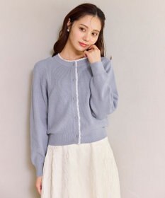 Feroux レーストリム ニット カーディガン