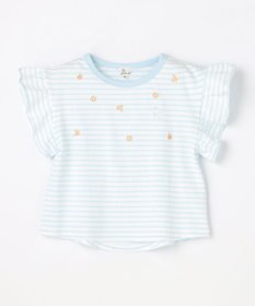 組曲 KIDS 【110-140㎝】 フルーティーボーダーTシャツ