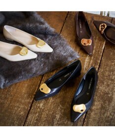 MODE ET JACOMO <MODE ET JACOMO>メタルフラットパンプス