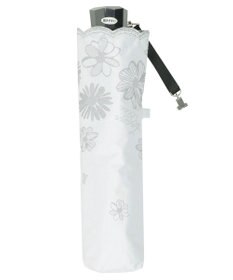 MOONBAT 【一級遮光/晴雨兼用日傘】ランバン オン ブルー (LANVIN en Blue)  折りたたみ日傘 フラワーグリッター