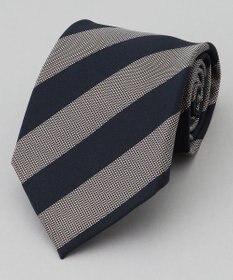 GOTAIRIKU  GOTAIRIKU別注【日本製】シルク ネクタイ_レジメンタル柄