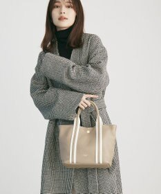 TOPKAPI 【TREASURE TOPKAPI】ソフトシュリンク テープコンビ ミニ トート バッグ ショルダーベルト付