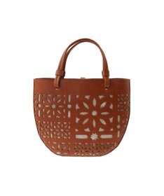 genten セイル カットワーク 手提げバッグ