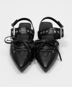 WEGO レースアップポインテッドシューズ