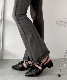 WEGO レースアップポインテッドシューズ