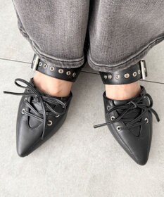 WEGO レースアップポインテッドシューズ