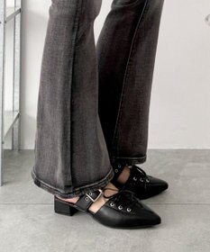 WEGO レースアップポインテッドシューズ