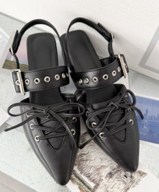 WEGO レースアップポインテッドシューズ