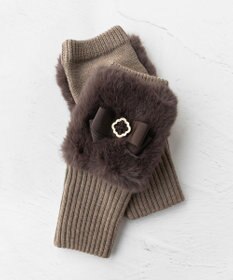 TOCCA KNIT FUR HANDWARMER 手袋