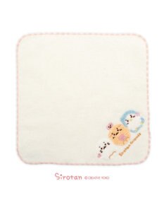 Mother garden しろたん サガラ ミニタオル 《お友だち柄》