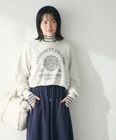 CRAFT STANDARD BOUTIQUE カレッジプリントショートプルオーバー