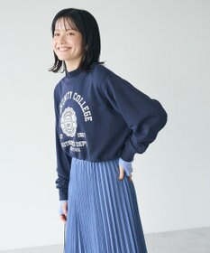 CRAFT STANDARD BOUTIQUE カレッジプリントショートプルオーバー