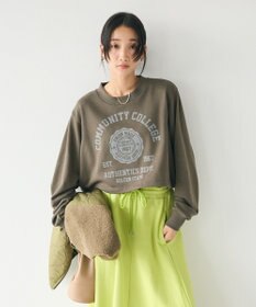 CRAFT STANDARD BOUTIQUE カレッジプリントショートプルオーバー