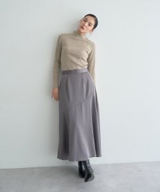 YECCA VECCA ラメ混ハイネックリブニット