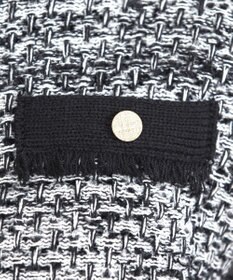 Tiaclasse 【洗える】ツイードニットカーディガン