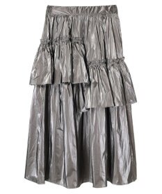 Green Parks ・ＥＬＥＮＣＡＲＥ　ＤＵＥ　メタリックティアードスカート
