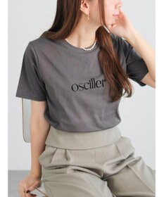 Te chichi フロッキープリントロゴTシャツ