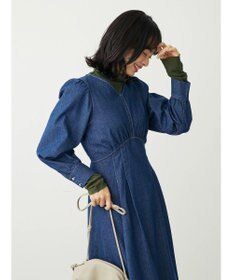 Green Parks ・ＥＬＥＮＣＡＲＥ　ＤＵＥウエストタックデニムワンピース
