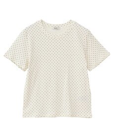 earth music&ecology ドットプリントＴシャツ