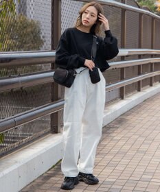 WEGO 【ユニセックス着用ITEM/手洗い可】バギーパンツ