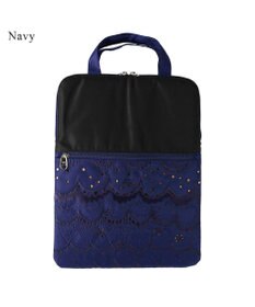 tsumori chisato CARRY スカラップレース ハンドバッグ PCケース パソコンケース 13インチ 【おしゃれな女性向け！】
