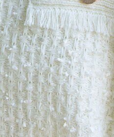 Tiaclasse 【洗える】ツイードニットカーディガン