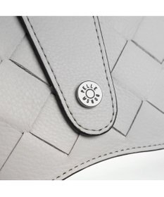 PELLE BORSA ストラップ付きめがねケース Chrono Weave クロノウィーブ 5855