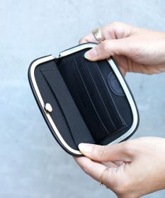 FOLNA RD ソフトレザーショート 天溝がま口 財布