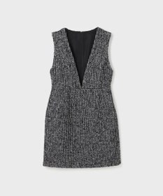 GRACE CONTINENTAL ラメループツイードジャンパースカート