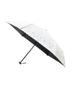 MOONBAT 【一級遮光/晴雨兼用日傘】ランバン オン ブルー (LANVIN en Blue)  折りたたみ日傘 フラワーグリッター