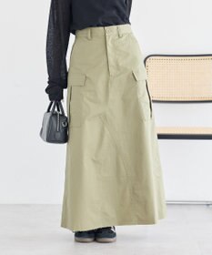 earth music&ecology ミリタリーリメイク風スカート