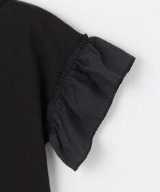 ANY KIDS パール襟 袖フリル Ｔシャツ