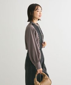 Green Parks ・ＥＬＥＮＣＡＲＥ　ＤＵＥ　フロントレースブラウス