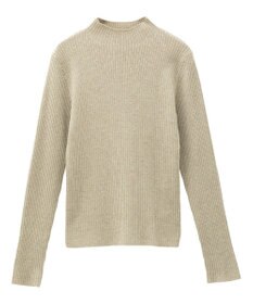 YECCA VECCA ラメ混ハイネックリブニット