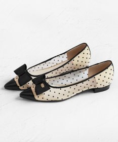 TOCCA RIBBON FLAT SHEER PUMPS パンプス