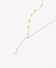 ANY SIS パール調ラリエット ネックレス