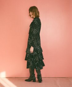 GRACE CONTINENTAL エトワールドレープドレス