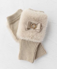 TOCCA KNIT FUR HANDWARMER 手袋