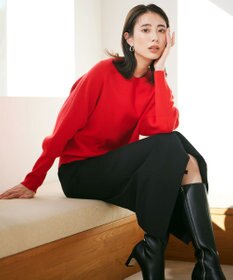 ICB 【洗える】コットンコンプレッシャー ナロースカート