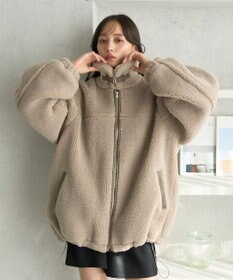 earth music&ecology ボアルーズブルゾン