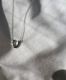 yoaa シルバー925 ポニーシュー ネックレス