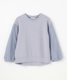 ANY L 【洗濯機可】チュールコンビダンボールプルオーバー