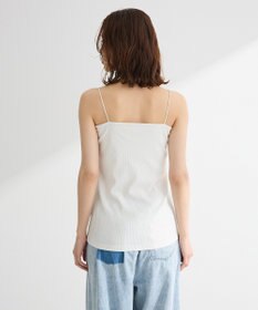 Green Parks カップ付ラメリブベアトップ