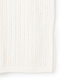 uncrave シースルーケーブルニット ノースリーブトップス