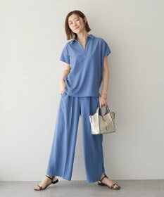 YECCA VECCA 【接触冷感】COOLスキッパーブラウス