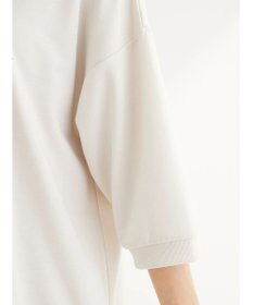 Green Parks ７分袖チュールドッキングロゴワンピース