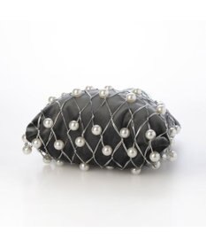 UNBILLION カカトゥ kakatoo / パール風ビーズ編み込メッシュバッグ