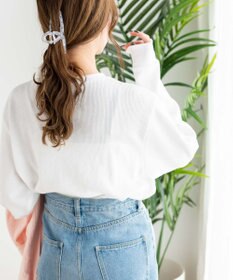 WEGO スリットワッフルロングスリーブT