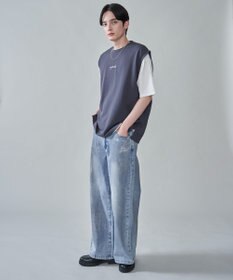 WEGO 【２点セット/ベスト×Tシャツ】アンサンブルベスト（SS）